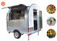 Poids mobile du camion 1300kg de restauration de remorque électrique d'aliments de préparation rapide garantie de 1 an