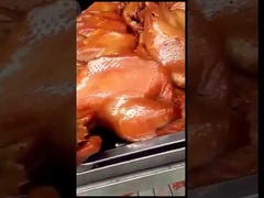 Présentation de canard rôti pour fumoir électrique