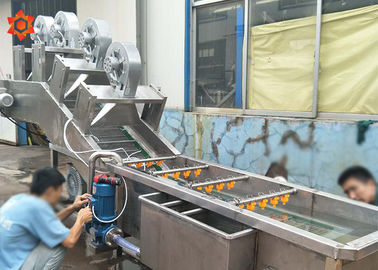 Machine à laver végétale de myrtille de machine de processeur de puissance de 3 kilowatts 800 kg/h heures de capacité